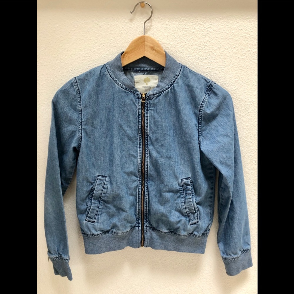 Tucker + Tate Girls Lightweight Chambray Jacket